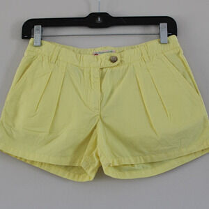 NWT Bonpoint Girls Sheryl Yellow Cotton Shorts‎ 12